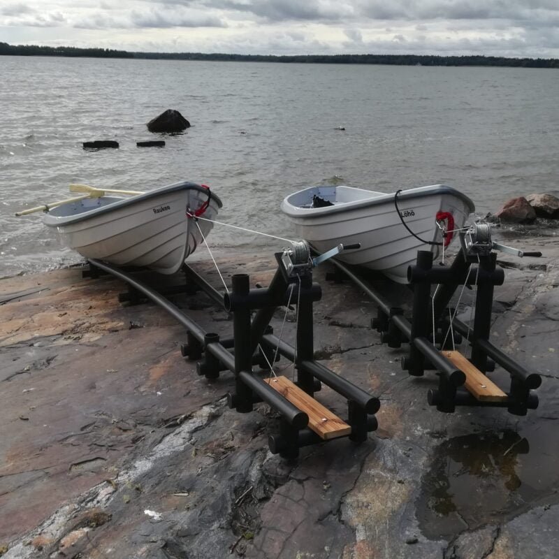 Roddbåtsslip med vinsch