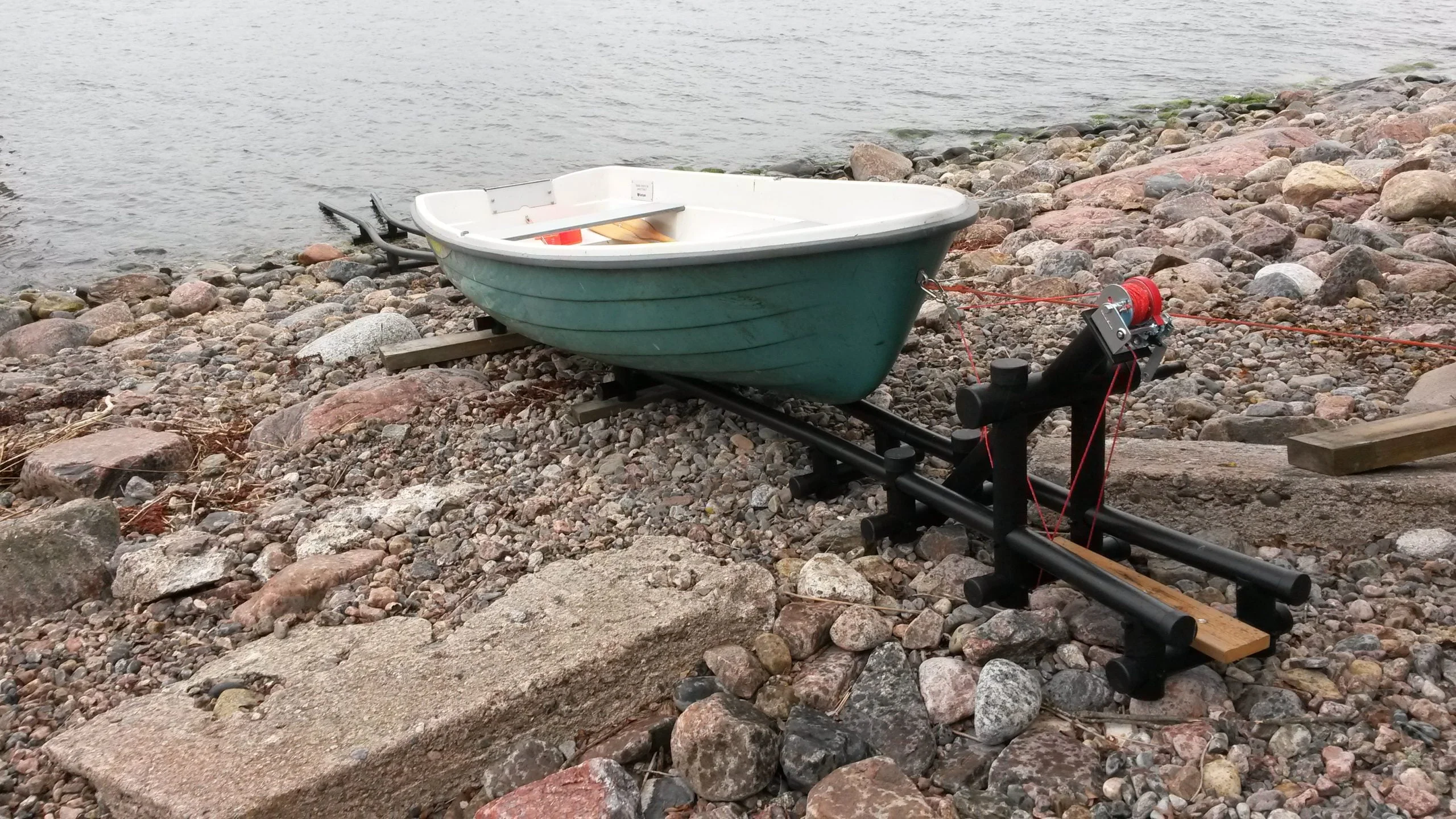 Roddbåtsdocka med vinsch - Bild 7