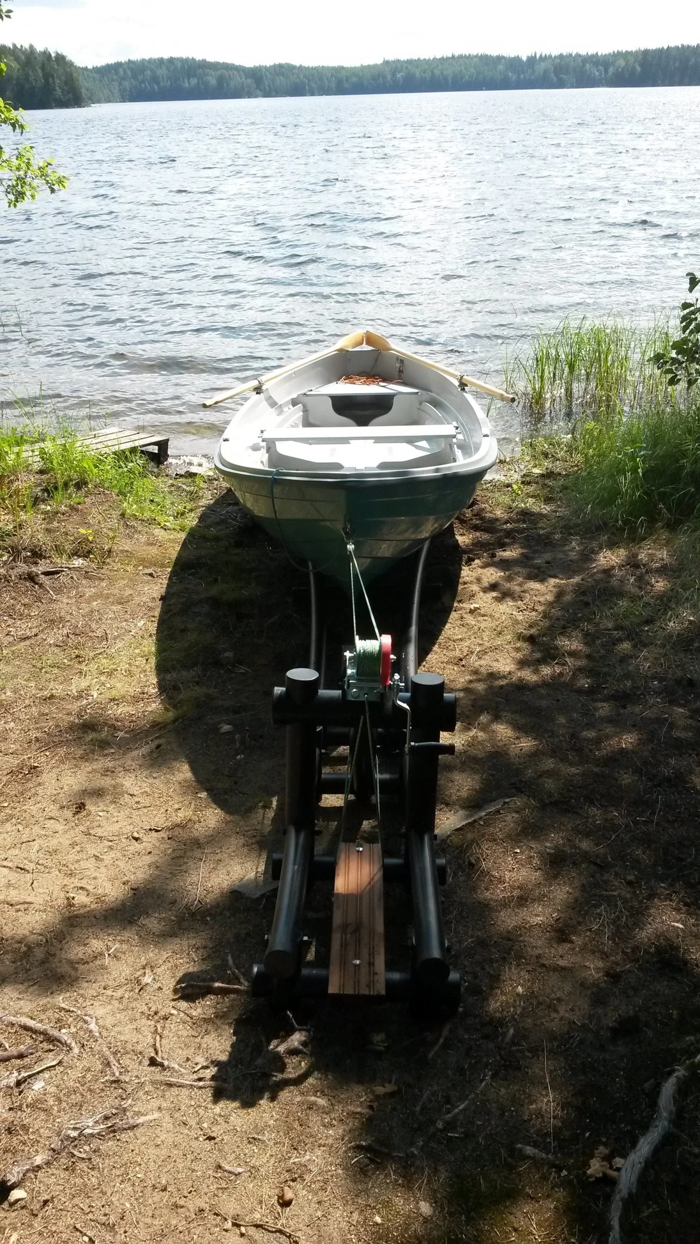 Roddbåtsdocka med vinsch - Bild 12